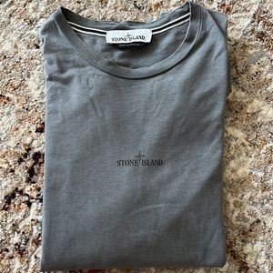 Stone Island Long Sleeve Shirt Men's Size S Gray